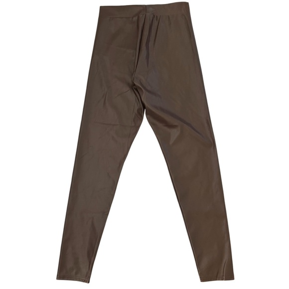 Lulus Rock Music Chocolate Brown Vegan Leather
Leggings, Size M, NWT - Picture 6 of 10